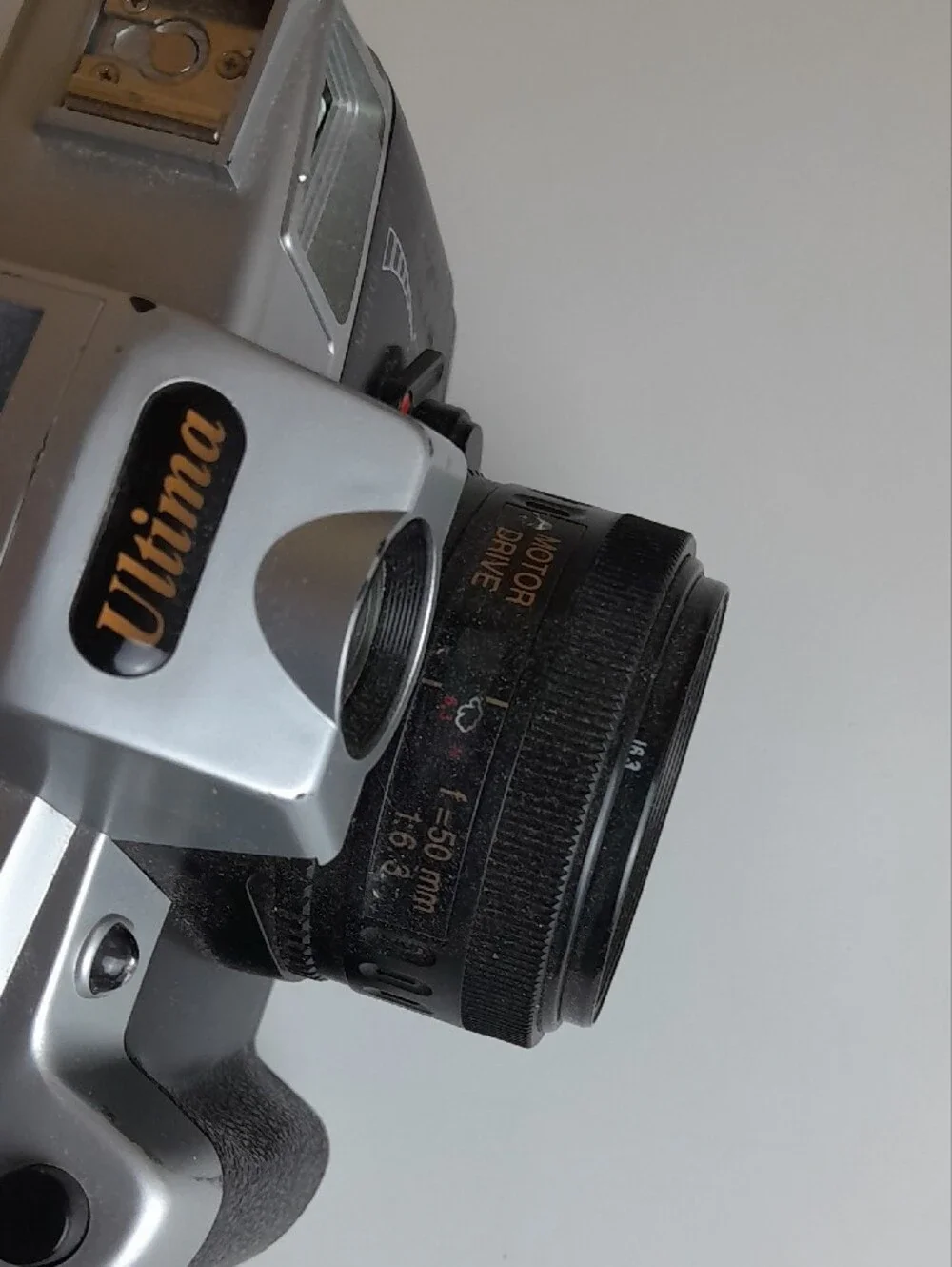 Ultima Vintage Silver and Black 35mm Film Camera